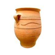 Cretan pithari, hand made ceramic planter, two handles, drainage hole, 30cm or 35 cm sizes