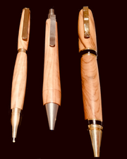 Selection of olive wood pens