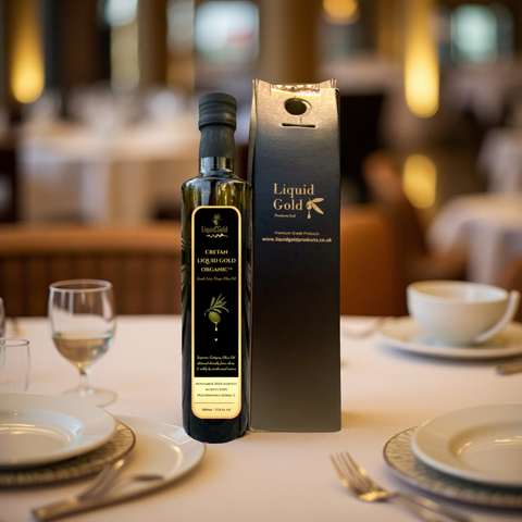 Greek Olive Oil Gift - A Premium Cretan Extra Virgin Olive Oil in gift box, 500 ml bottle