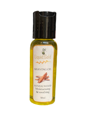 Sandalwood Shaving Oil, all natural 30ml, by Liquid Gold Products