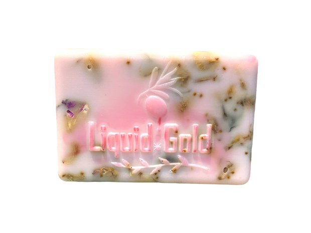 Rose Soap - hand made with olive oil and rose essential oil 100g