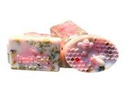 Rose Soap - hand made with olive oil and rose essential oil 100g