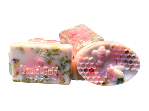 Rose Soap - hand made with olive oil and rose essential oil 100g