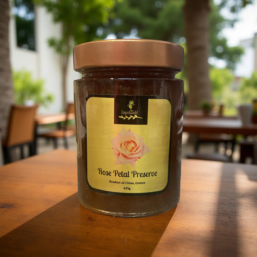 Confiture traditionnelle de pétales de rose de Chios