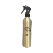 Cretan liquid gold Greek organic extra virgin olive oil in a silver aluminium bottle with spray cap, 200ml