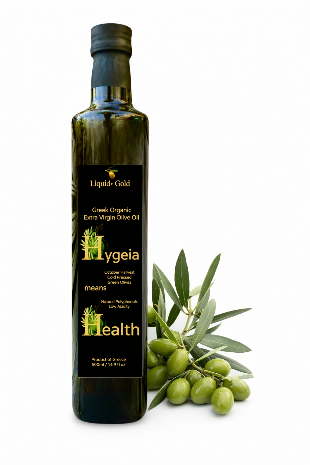 Hygeia ultra early harvest very high polyphenol olive oil
