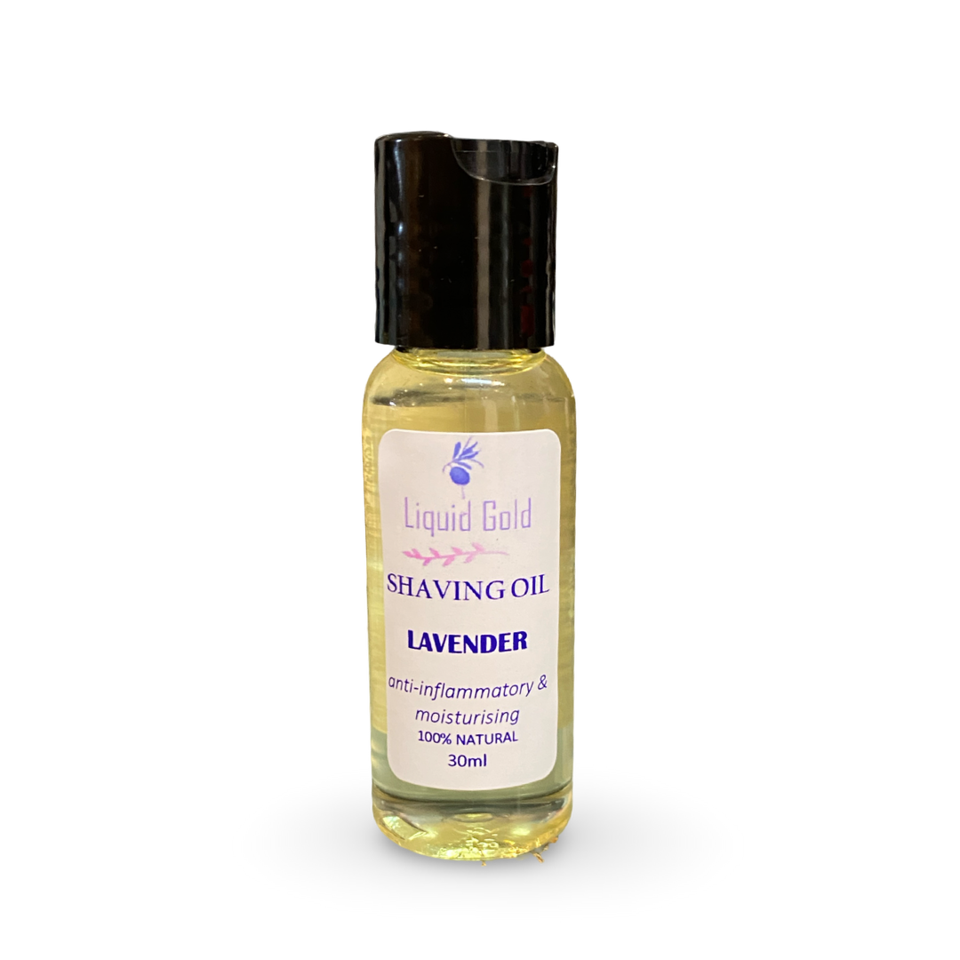 Liquid Gold natural shaving oil - lavender