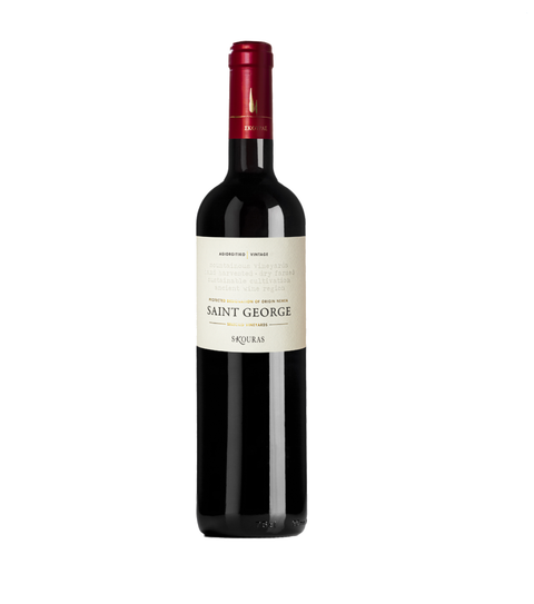 Skouras St George, Greek dry red wine, 100% aghiorgitiko, 2021, by Nemea