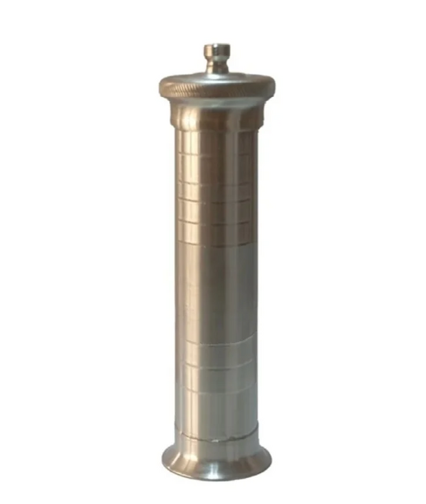 Chef's tall  brass pepper mill Alexander #720 13″/33cm,  (nickel), hand made in Greece