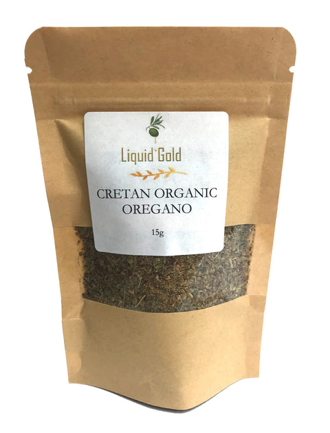 Greek organic dried oregano from Crete, 15g