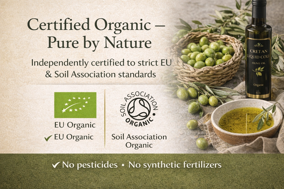 Cretan Liquid Gold  - Chef’s Choice of  Luxury Extra Virgin Olive Oil