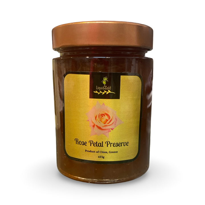 Greek rose petal compote preserve, 453g jar