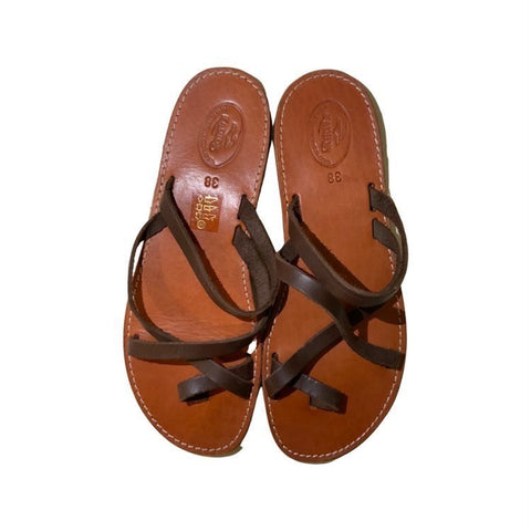 Women's Greek Leather Sandals, 