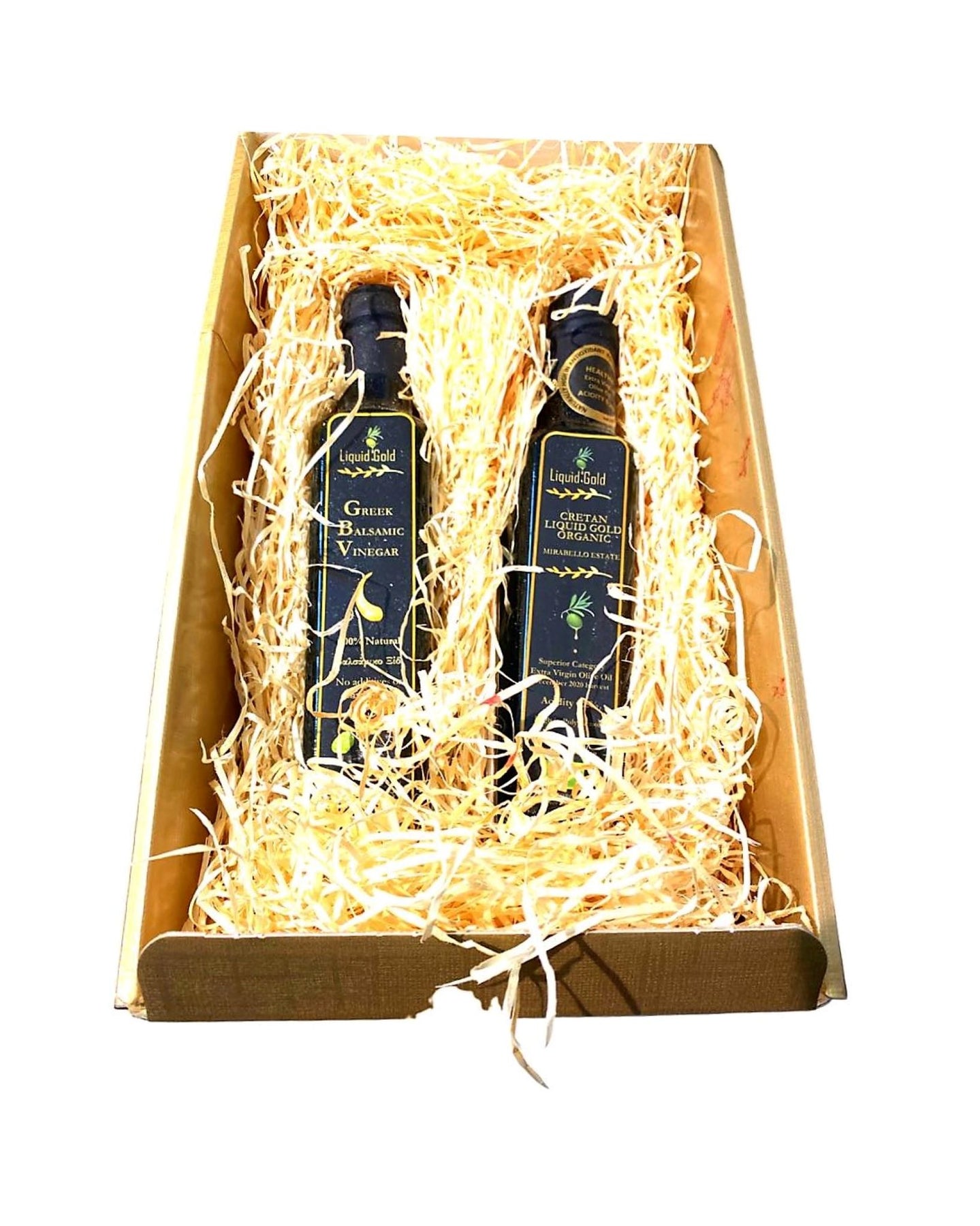 Gourmet Gift Hamper, Greek Extra Virgin Olive Oil and Balsamic Vinegar