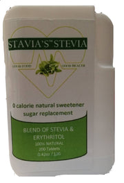 Stavia’s™ Stevia tablets in Dispenser - 200 tablets, by Liquid Gold Products