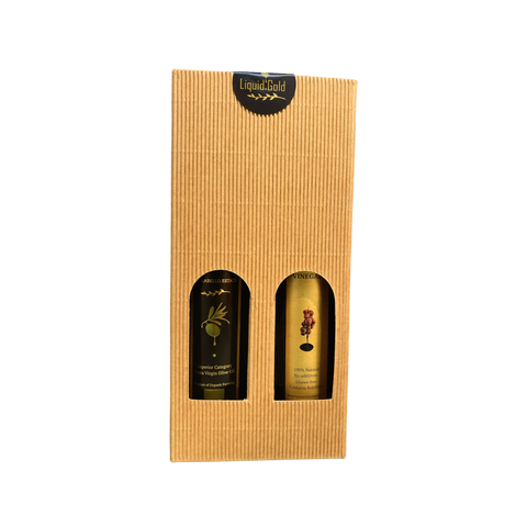 Greek Extra Virgin Olive Oil and Balsamic Vinegar Gift Box