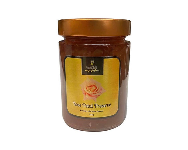 Rose petal preserve from Greece, Liquid Gold Products