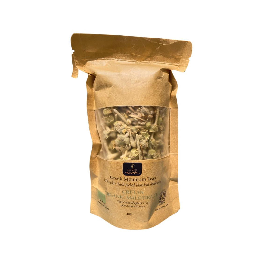 Organic Greek mountain tea, malotira 100% from Crete