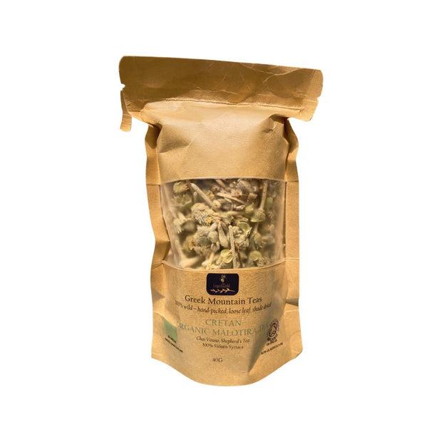 Organic Greek mountain tea, malotira 100% from Crete