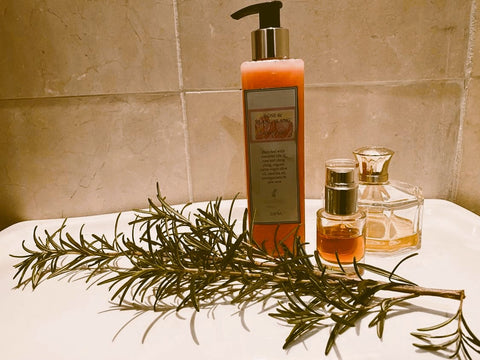Natural Rose and Ylang Ylang shower gel with olive oil, mastiha oil and aloe vera