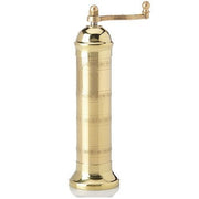 Solid brass pepper mill, adjustable grinding mechanism, no. 104, hand made in Greece