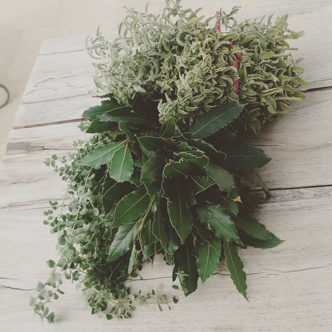 Cretan bay leaves and wild sage